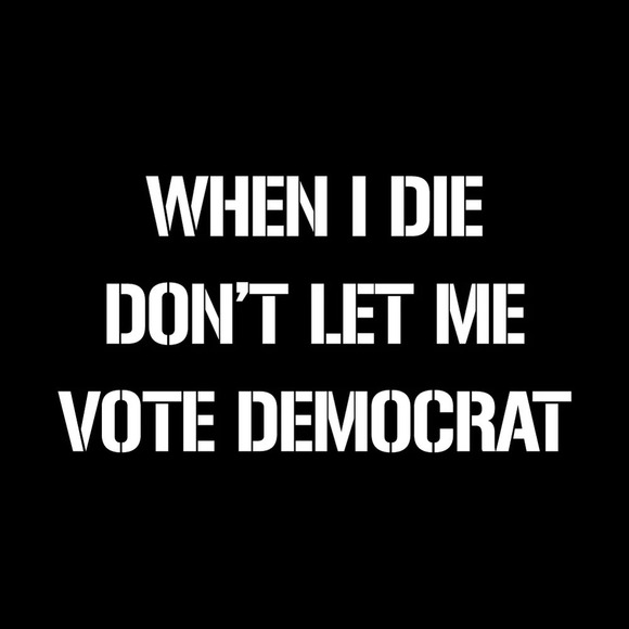 NEW Gildan Unisex “When I die Don’t Let Me Vote Democrat ” Short Sleeve Shirt - Picture 4 of 6